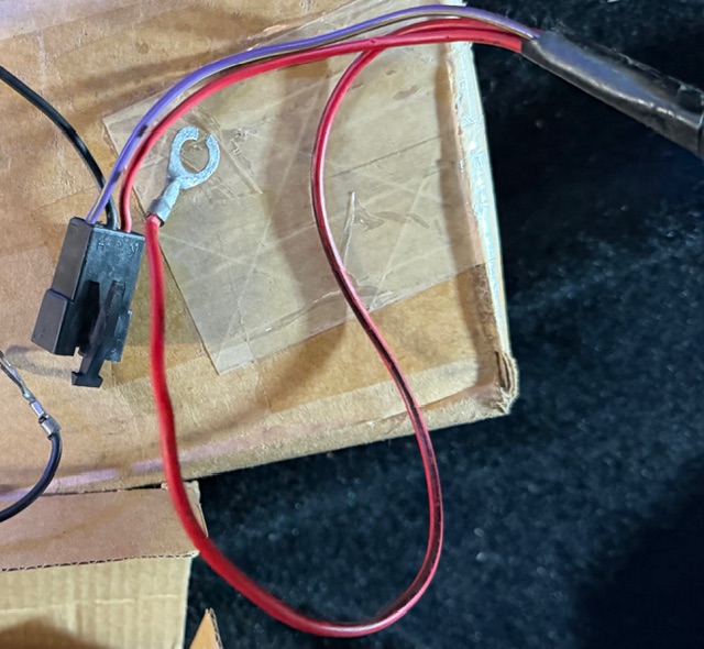 1986 ASC McLaren tonneau motor harness
